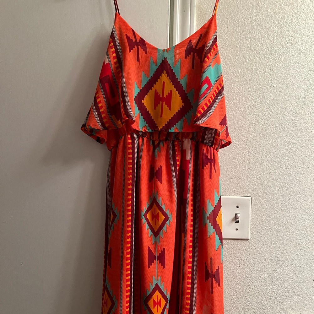 Boutique Aztec print dress
